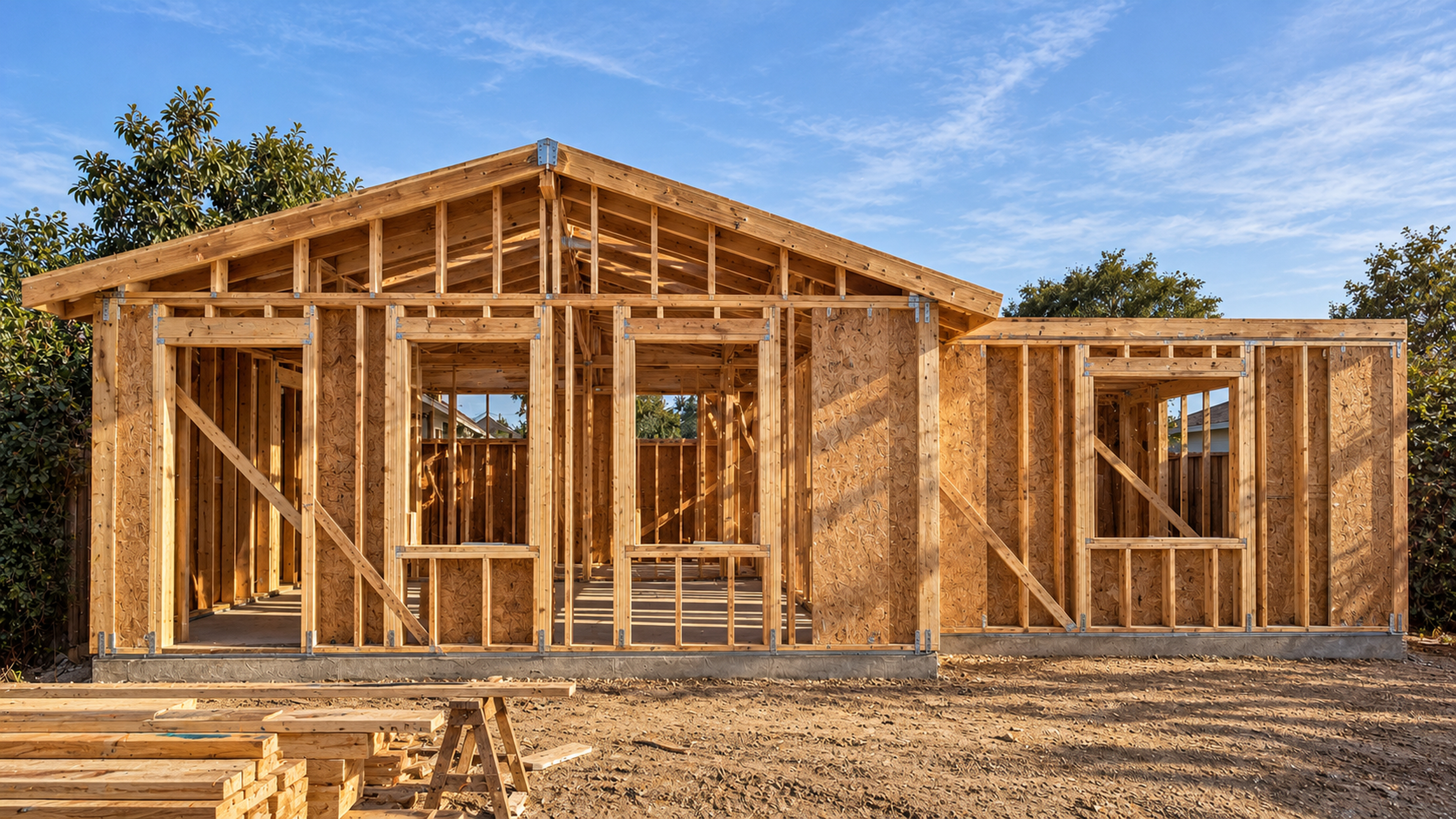Walls, framing & roof structure